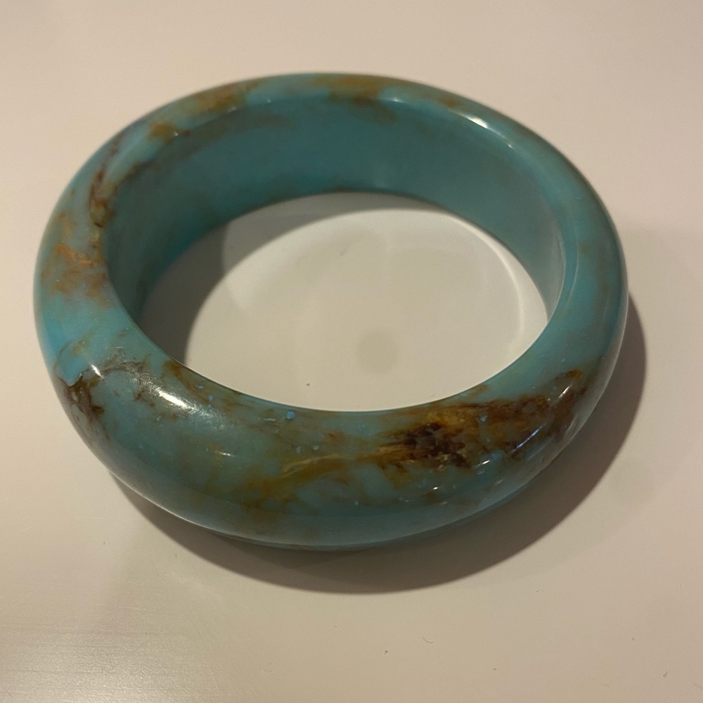 Faux turquoise Bangle